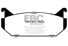 Load image into Gallery viewer, EBC 93-97 Ford Probe 2.0 16v Ultimax2 Rear Brake Pads
