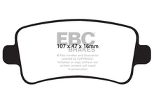 Load image into Gallery viewer, EBC 10+ Buick Allure (Canada) 3.0 Greenstuff Rear Brake Pads
