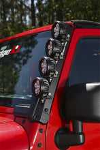 Load image into Gallery viewer, Rugged Ridge 07-18 Jeep Wrangler JK Elite Fast Track Windshield Light Bar Mount w/o Crossbar
