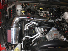 Load image into Gallery viewer, Injen 05-06 Dakota / 06-07 Raider 4.7L V8 Power-Flow (incl. Diamond plate heat shield) Wrinkle Black

