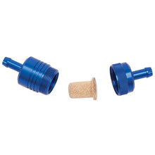 Load image into Gallery viewer, Russell Performance Blue Street Fuel Filter (3in Length 1-1/8in diameter 5/16in inlet/outlet)
