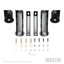 Load image into Gallery viewer, Westin 2019 Chevrolet Silverado/Sierra 1500 Crew Cab Platinum 4 Oval Nerf Step Bars - Black
