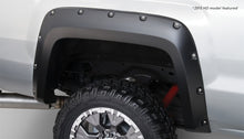 Load image into Gallery viewer, Bushwacker 14-18 GMC Sierra 1500 Pocket Style Flares 2pc 69.3/78.8/97.8in Bed - Black

