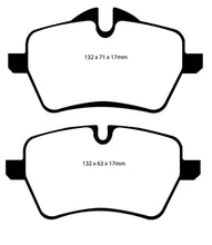 Load image into Gallery viewer, EBC 07-14 Mini Hardtop 1.6 Turbo Cooper S Ultimax2 Front Brake Pads
