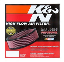 Load image into Gallery viewer, K&amp;N Universal Custom Air Filter - Oval Shape 11.5in Outer Length / 8.125in Outer Width / 4in Height
