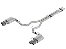 Load image into Gallery viewer, Borla 18-19 Ford Mustang GT 5.0L Coupe w/o Valves ATAK 3in Cat-Back Exhaust-Blk Carbon Fiber Tips
