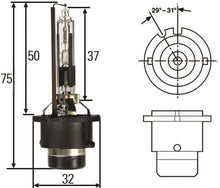 Load image into Gallery viewer, Hella HID Capsule D2R 12V 35W Bulb
