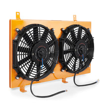 Load image into Gallery viewer, Mishimoto 04-08 Mazda RX8 Aluminum Fan Shroud Gold
