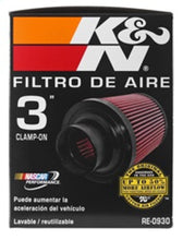 Load image into Gallery viewer, K&amp;N Universal Rubber Filter - Round Tapered 6in Base OD x 3in Flange ID x 6in H
