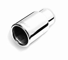 Load image into Gallery viewer, Gibson Rolled Edge Straight-Cut Tip - 3.5in OD/2.5in Inlet/12in Length - Stainless
