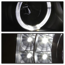 Load image into Gallery viewer, xTune Chevy Silverado 03-06 Projector Headlights 4pcs - LED Halo - Black PRO-JH-CSIL03-SET-BK
