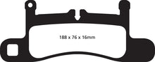 Load image into Gallery viewer, EBC 12-15 Porsche 911 (991) (Cast Iron Rotor only) 3.4 Carrera Yellowstuff Rear Brake Pads

