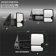 Load image into Gallery viewer, xTune Chevy Silverado 99-06 G3 LED Signal Telescoping Mirror Chrome - SET MIR-CS03S-G3C-MA-AM-SET
