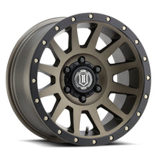 Load image into Gallery viewer, ICON Compression 18x9 5x150 25mm Offset 6in BS Bronze Wheel
