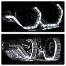 Load image into Gallery viewer, Spyder 12-14 BMW F30 3 Series 4DR Projector Headlights - LED DRL - Smoke (PRO-YD-BMWF3012-DRL-SM)
