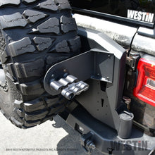 Load image into Gallery viewer, Westin 07-18 Jeep Wrangler JK / 18-22 Jeep Wrangler JL RotoPax Mount - Tex. Blk
