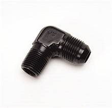Load image into Gallery viewer, Russell Performance -6 AN to 1/4in NPT 90 Degree Flare to Pipe Adapter (Black)
