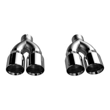 Load image into Gallery viewer, QTP 15-18 Dodge Challenger 5.7L 304SS Screamer Exhaust 3in Quad Tip Adapter
