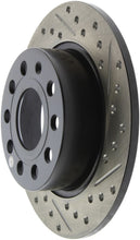 Load image into Gallery viewer, StopTech 11-17 Volkswagen Jetta /Golf / Golf GTI Slotted &amp; Drilled Rear Left Rotor
