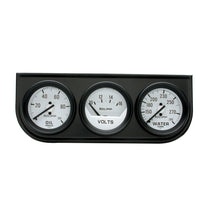Load image into Gallery viewer, Autometer AutoGage 3-Gauge Console 52.4mm Mech 0-100 PSI Oil Press/ 10-16 V / 100-280 Deg Water Temp
