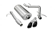 Load image into Gallery viewer, Corsa 09-13 GMC Sierra 4.8L V8 3in Cat-Back Single Side w Twin 4in Black Pro-Series Tips
