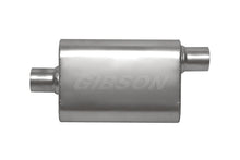 Load image into Gallery viewer, Gibson CFT Superflow Center/Offset Oval Muffler - 4x9x18in/2.25in Inlet/2.25in Outlet - Stainless
