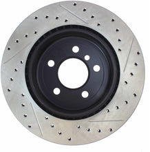Load image into Gallery viewer, StopTech 2011-2013 BMW 535i / 2012-2016 BMW 640i Slotted &amp; Drilled Rear Right Brake Rotor
