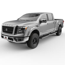 Load image into Gallery viewer, EGR 16+ Nissan Titan XD Bolt-On Look Color Match Fender Flares - Set - Liquid Platinum Metallic
