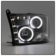 Load image into Gallery viewer, Spyder Dodge Ram 1500 09-14 Projector Headlights Halogen- CCFL Halo LED - Blk PRO-YD-DR09-CCFL-BK
