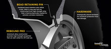 Load image into Gallery viewer, ICON Rebound Pro 17x8.5 6x5.5 0mm Offset 4.75in BS 106.1mm Bore Titanium Wheel
