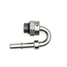 Load image into Gallery viewer, DeatschWerks 8AN ORB Male to 3/8IN Male EFI Quick Connect Adapter 180 Deg.
