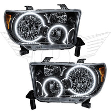 Load image into Gallery viewer, Oracle 07-11 Toyota Tundra Pre-Assembled Headlights - Black Housing - ColorSHIFT w/ BC1 Controller
