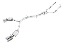 Load image into Gallery viewer, AWE Tuning Audi B9 S5 3.0T Touring Edition Exhaust - Chrome Silver Tips (90mm)
