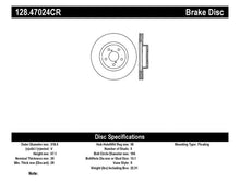 Load image into Gallery viewer, StopTech Subaru 14-18 Forester / 05-14 Legacy / 10-14 Outback Drilled Right Front Cryo Rotor
