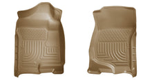 Load image into Gallery viewer, Husky Liners 07-14 Cadillac Escalade ESV/EXT Weatherbeater Tan Front Floor Liners
