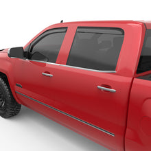 Load image into Gallery viewer, EGR 14+ Chev Silverado/GMC Sierra Crw Cab In-Channel Window Visors - Set of 4 - Matte (571775)
