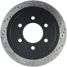 Load image into Gallery viewer, StopTech 04-09 Ford F150 / 06-08 Lincoln Mark LT Rear Left Slotted &amp; Drilled Rotor
