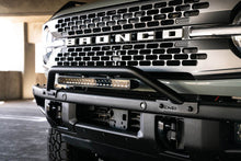 Load image into Gallery viewer, DV8 Offroad 2021-2022 Ford Bronco (Not For Factory Plastic Bumper) Factory Bumper Bull Bar - Black
