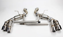 Load image into Gallery viewer, Mishimoto 2016+ Chevrolet Camaro SS Quad-Tip Pro Axle-Back Exhaust w/ Polished Tips

