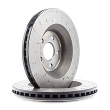 Load image into Gallery viewer, Alcon 07+ Jeep JK 350x32mm Rotors 4-Piston Red Calipers Front Brake Upgrade Kit
