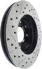 Load image into Gallery viewer, StopTech 96-00 Honda Civic DX/HX Coupe/90-00 Civic DX/LX Sedan Slotted &amp; Drilled Left Front Rotor
