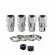 Load image into Gallery viewer, McGard Hex Lug Nut (Drag Racing Short Shank) M12X1.5 / 13/16 Hex / 1.6in. Length (4-Pack) - Chrome
