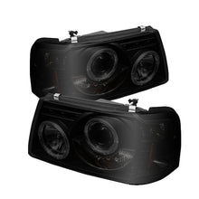 Load image into Gallery viewer, Spyder Ford Ranger 01-11 1PC Projector Headlights LED Halo LED Blk Smke PRO-YD-FR01-1PC-HL-BSM
