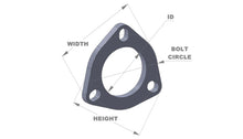 Load image into Gallery viewer, Vibrant 3-Bolt T304 SS Exhaust Flanges (2.5in I.D.) - 5 Flange Bulk Pack
