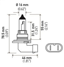 Load image into Gallery viewer, Hella Optilux HB4 9006 12V/55W XY Xenon Yellow Bulb
