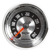 Load image into Gallery viewer, Autometer American Muscle 52mm 240 Deg F Water Temp Gauge
