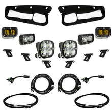Load image into Gallery viewer, Baja Designs 21-22 Ford Bronco w/Steel Bumper S2 SAE Pro Fog Pocket Light Kit w/Upfitter - Amber
