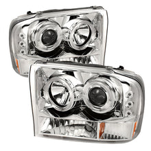 Load image into Gallery viewer, Spyder Ford F250 Super Duty 99-04 Projector Version 2 LED Halo LED Chrm PRO-YD-FF25099-1P-G2-C
