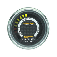 Load image into Gallery viewer, Autometer Carbon Fiber 52mm Electronic Air Fuel Gauge

