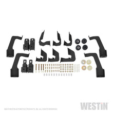 Load image into Gallery viewer, Westin 14-18 Chevrolet Silverado 1500 DC 6.5ft Bed HDX Stainless Drop W2W Nerf Step Bars - Tex. Blk
